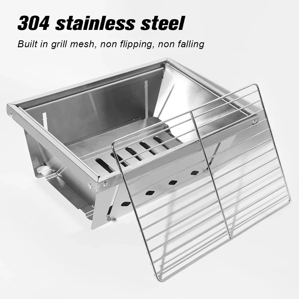 Hopfällbara-Grill